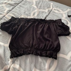 Forever 21 Black off the shoulder top